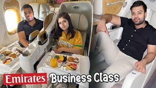 Emirates Business Class Review ️ | Our Most Luxurious Flight  | Landed In Bali Indonesia 