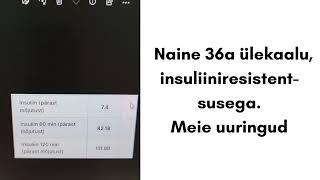 Naine 36a ülekaalu ja insuliiniresistentsusega. Analüüsid ja uuringud. | Dr Sergey Saadi