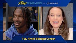 Tutu Atwell Plays Jenga Questionnaire & Bridget Condon Previews Patriots Matchup | Ricky's Ram Jam