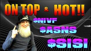 $NIVF~$ASNS~$SISI  By Request: Updates to 3 Stocks Previously Covered ‍️Zidar On Top & Hot Stocks