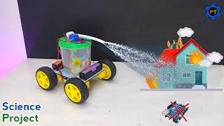 Automatic Fire Fighting Robot  (Without Arduino) | Best Science Project