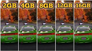 CARX STREET RAM COMPARISON 2GB VS 4GB VS 8GB VS 12GB VS 16GB