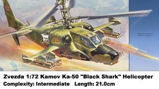 Zvezda 1:72 Kamov Ka-50 "Black Shark Hokum" Helicopter Kit Review