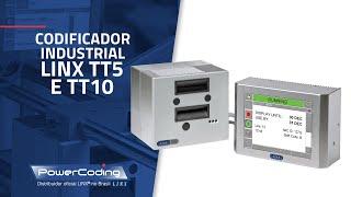 Codificador Industrial Linx TT5 e TT10 - PowerCoding