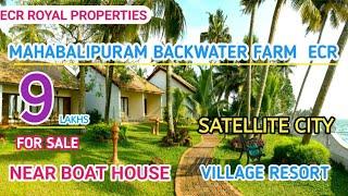  1443️10 Lakh BUDGET BACKWATER FARM PLOT FOR SALE CHENNAI ECR ️MAHABALIPURAM RESORTKAYAKMR.ASHI