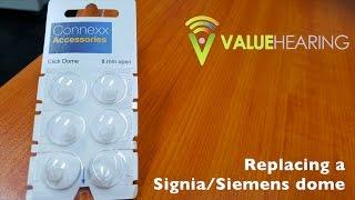 Replacing a Signia/Siemens Click Dome