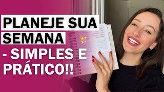 Como fazer seu PLANEJAMENTO SEMANAL - para iniciantes!! l Lê Fagundes