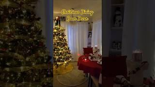 Christmas Dining Room Decor #shorts #christmas2024 #lastchristmas #christmasdecor #christmas