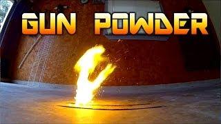 Burning a Line of Gun Powder