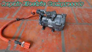 How to repair Compressor Toyota Prius Step by Step