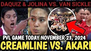 PVL GAME TODAY NOVEMBER 23, 2024! CREAMLINE VS. AKARI, PETROGAZZ VS. FARM FRESH! PVL UPDATES TODAY!