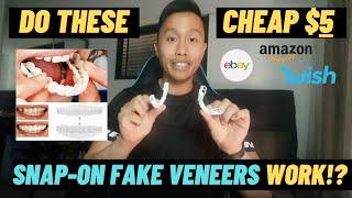 Trying these $5 FAKE VENEERS  My Review 