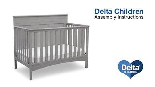 Delta Children Fancy 4-in-1 Crib Assembly Video