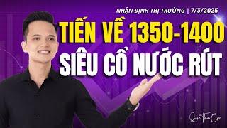 Chứng khoán hôm nay | Nhận định thị trường 07/03/2025: Tiến về 1350-1400, siêu cổ nước rút