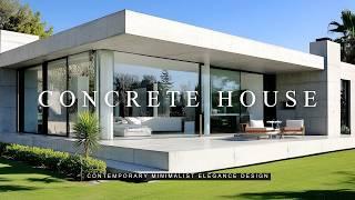 Contemporary Concrete Modern Living: Minimalist Elegance Defined