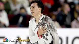 Vincent Zhou finding first major title 'super hard to believe' | Skate America | NBC Sports