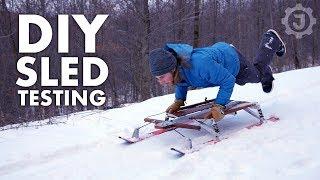 Epic Sledding on the DIY Snow Sled (4/4)