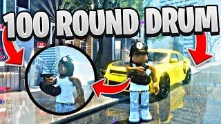 SLIDING ON OPPS WITH A 100 ROUND SWITCH IN THIS BRONX 2 ROBLOX HOOD GAME