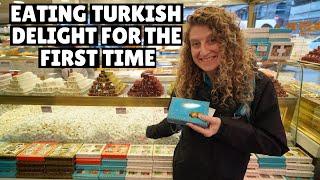 Trying Authentic Turkish Delight (Lokum) in Istanbul | Istanbul Street Food