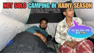 Not Solo Camping In Rainy Season | Camping In deep Forest | BORA THE CAMPER