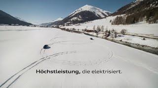 Drift by Performance: Audi und Swiss-Ski im Schnee.