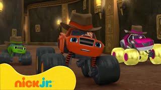 Blaze Uses Mathematics to Escape the Tomb! | Blaze and the Monster Machines | Nick Jr. UK