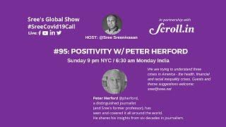 LIVE! Sunday Positivity w/ Prof. Peter Herford, distinguished journalist