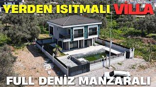 Didim Akbük’te Yerden Isıtmalı Full Deniz Manzaralı Tam Müstakil Villa