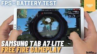 Samsung Galaxy Tab A7 Lite  Free Fire Gaming test | Mediatek MT8768T, 3 GB RAM
