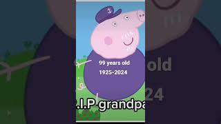 R.I.P Grandpa pig (David Graham) 1925-2024