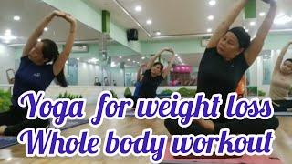 40 Minutes Yoga for weight loss at home for beginners 2021 || Whole body workout | Yoga with Souvik