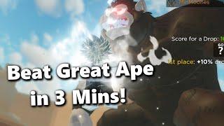 How To Unlock & Beat The Great Ape Boss Fast | Dragon Soul