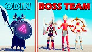 ODIN TEAM vs BOSS UNITS TEAM - Totally Accurate Battle Simulator | TABS