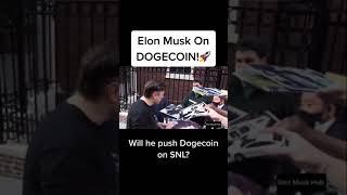 Elon Musk On Dogecoin! #elonmusk #dogecoin #viral #fyp #crypto #coin #money #rich #snl