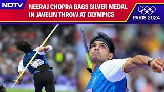 Neeraj Chopra Wins Silver | Neeraj Chopra Wins India's 1st Silver Medal In Javelin At Paris Olympics