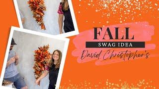 Easy DIY Tear Drop Swag for Fall with Sunflowers, Pumpkins, and a Little Bling (2024)