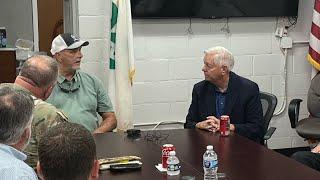 Graham Receives Update in Edgefield on Hurricane Helene Recovery