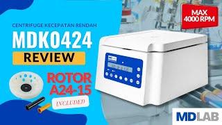 Review Centrifuge MDK0424 dari MDLAB (Low-Speed Centrifuge)