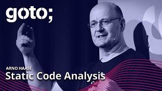 Static Code Analysis - A Behind-the-scenes Look • Arno Haase • GOTO 2022