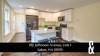 192 Jefferson Avenue Unit 1, Salem, MA 01970