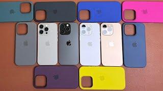 All Apple Silicone Case Colors On All iPhone 16 Pro Colors!!!