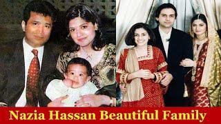 Nazia Hassan with her Family