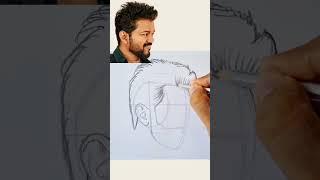 Leo Vijay Thalapathy Drawing #drawing