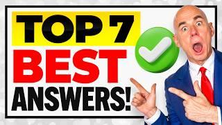 TOP 7 ‘MOST DIFFICULT’ INTERVIEW QUESTIONS & ANSWERS for 2025! (JOB INTERVIEW TIPS!)