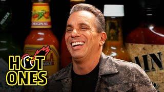 Sebastian Maniscalco Is Thankful While Eating Spicy Wings | Hot Ones