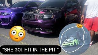 NC legal pit was crazy sliders (she got hit in the pit)MUST WATCH!