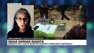 Amnesty International halts work in India citing government reprisals