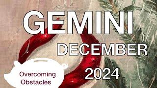 ️ Gemini December 2024  Overcoming obstacles  Money Career Finance Tarot Reading