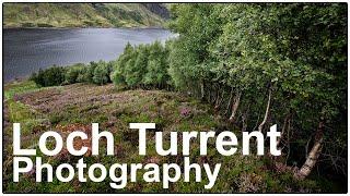 Landscape Photography at an overcast Loch Turret, Scotland