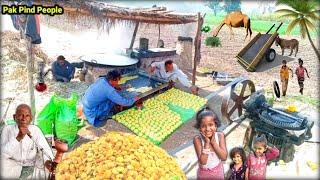 How To Make Gurr At Home | jaggery making at home | Traditional Jaggery Making in Punjab Pakistan